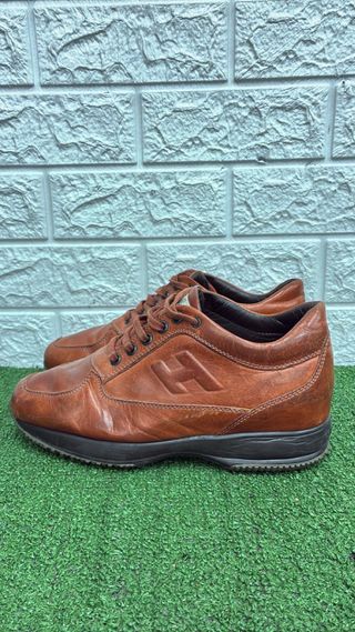 Scarpe Hogan uomo pelle marrone