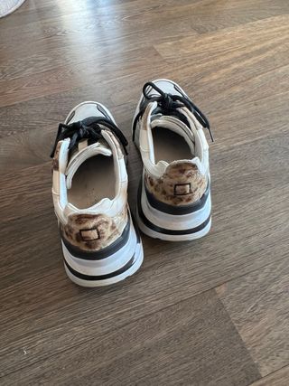 Sneakers D.A.T.E. bianche e multicolor
