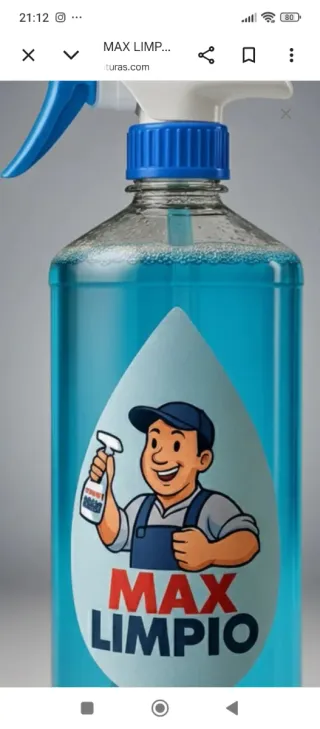 Producto de limpieza Max limpio