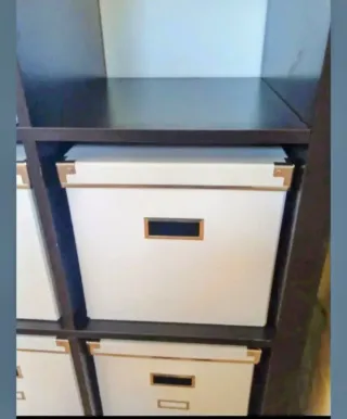 2 Cajas Grandes de almacenaje blancas de Ikea
