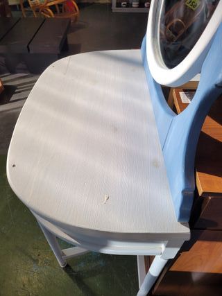 TOCADOR VINTAGE RESTAURADO Estilo Shabby Chic Blan