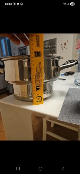 Set Pentola IMCO con Vaporiera