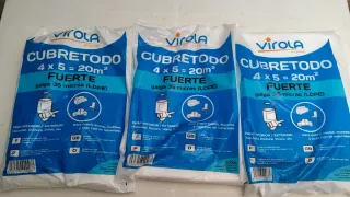 3 Cubretodo Virola 4x5m 20m² Fuertes