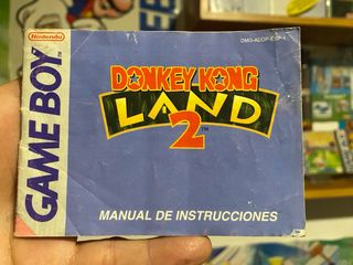 Manuale Donkey Kong Land 2 Game Boy PAL ESP