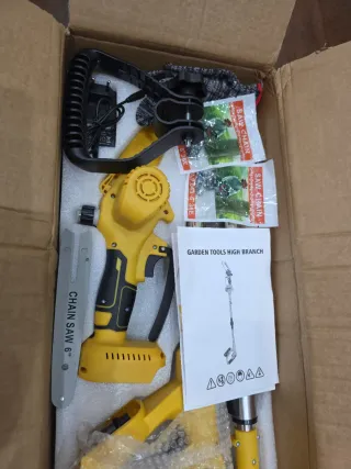 Sierra de poste inalámbrica 2 en 1