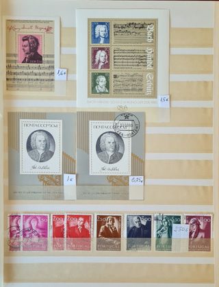 Sellos Compositores Musicales (66 ud)