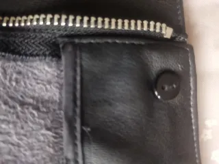 Falda Polipiel Negra H&M Talla M