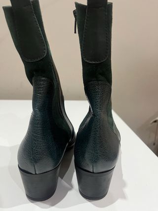 Botines Hispanitas Cowboy Verdes