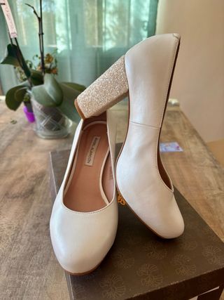 Zapatos de Novia Angel Alarcón Blancos