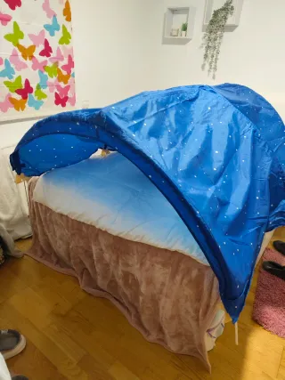 Dosel Cama Infantil Azul Estrellas Ikea