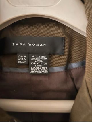 Trench Zara marrone vintage