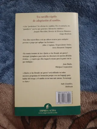 ¿Quién se ha llevado mi queso?: Cómo adaptarnos...