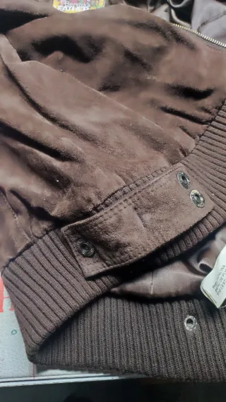 Chaqueta marrón chocolate (talla pequeña ,sera com