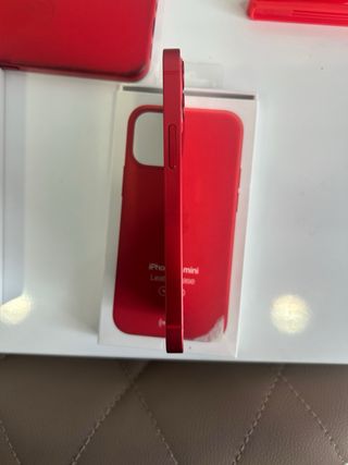 iPhone 12 mini (PRODUCT)RED Leather Case