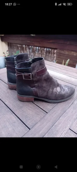 Botines Paula Urban Marrón