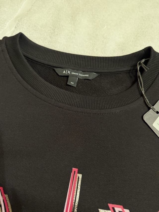 Vestido Armani Exchange AX Negro Rosa Talla M