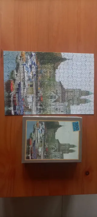 Puzzle Paisaje Puerto y Catedral