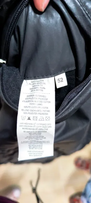 Chaquetón de hombre Emilio Tucci, talla 52.