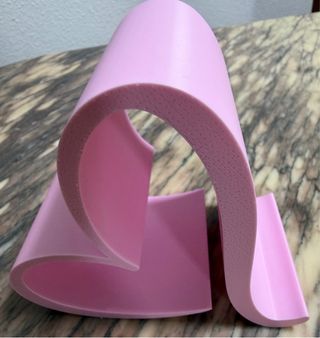 Soporte móvil corazón rosa