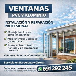 Ventanas PVC y Aluminio