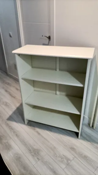 Estantería Armario Beige/Blanco