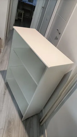 Estantería Armario Beige/Blanco