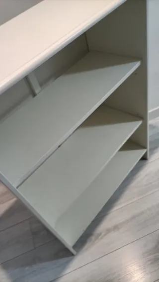 Estantería Armario Beige/Blanco