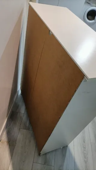 Estantería Armario Beige/Blanco