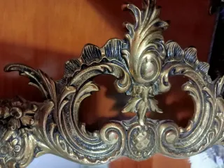 Espejo antiguo bronce barroco