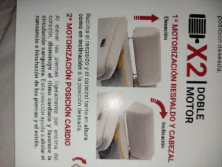 Sofá relax 2 motores tela