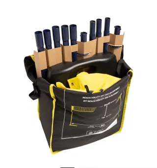 Set de Vóley Playa Kipsta Red y postes.