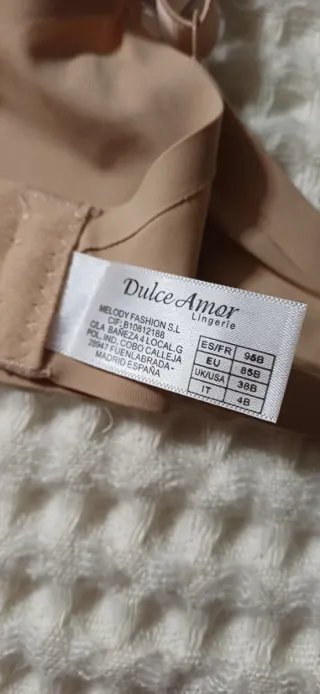 Sujetador Dulce Amor Beige