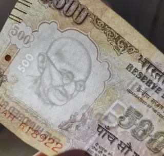 🇮🇳 Billete 500 Rupias Gandhi