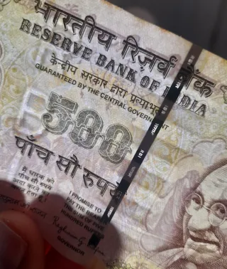 🇮🇳 Billete 500 Rupias Gandhi