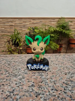 Figura Leafeon Chibi 3D Pokémon