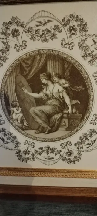 Lote de cuadros de Ángeles en Papel pintado y Made