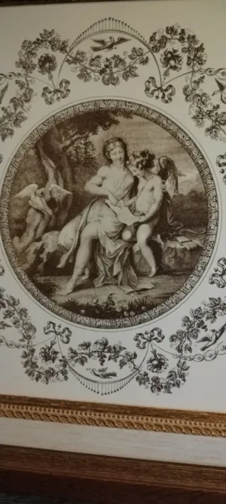 Lote de cuadros de Ángeles en Papel pintado y Made