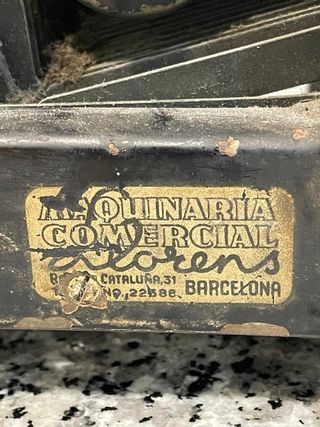 Máquina de escribir Underwood antigua