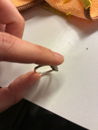 Anillo Pandora Corazón Doble Plata