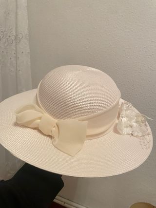 Sombrero de eventos blanco