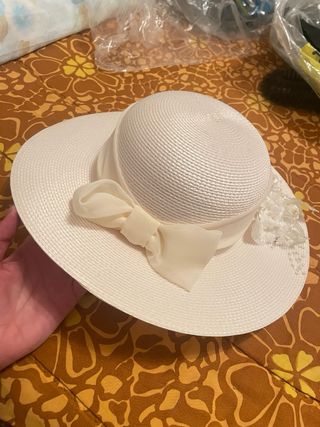 Sombrero de eventos blanco