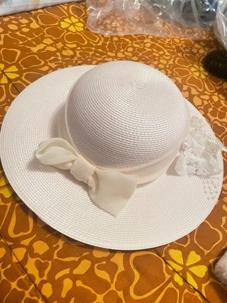 Sombrero de eventos blanco