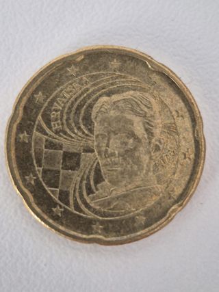 Moneda 0,20€ Croacia 2023