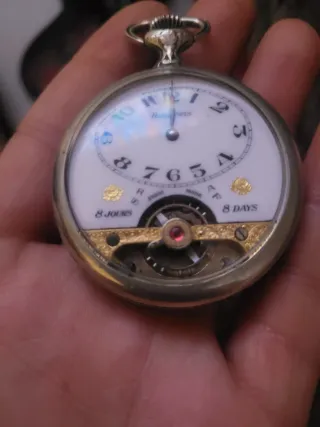 Reloj de bolsillo Hebdomas 8 Días