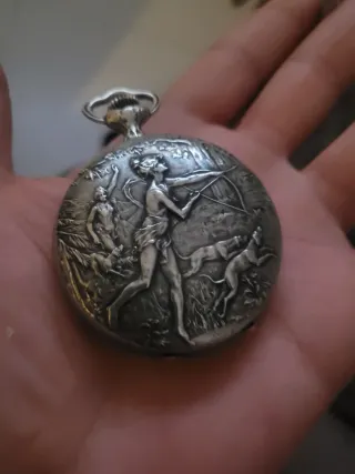 Reloj de bolsillo Hebdomas 8 Días