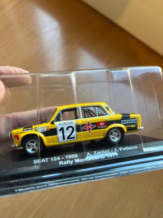 Maqueta Seat 124 Rally Montecarlo 1977 escala 1-43