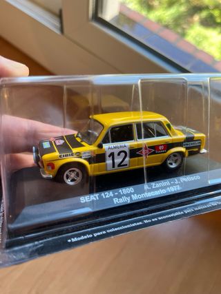 Maqueta Seat 124 Rally Montecarlo 1977 escala 1-43