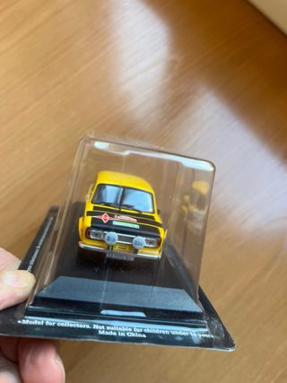 Maqueta Seat 124 Rally Montecarlo 1977 escala 1-43