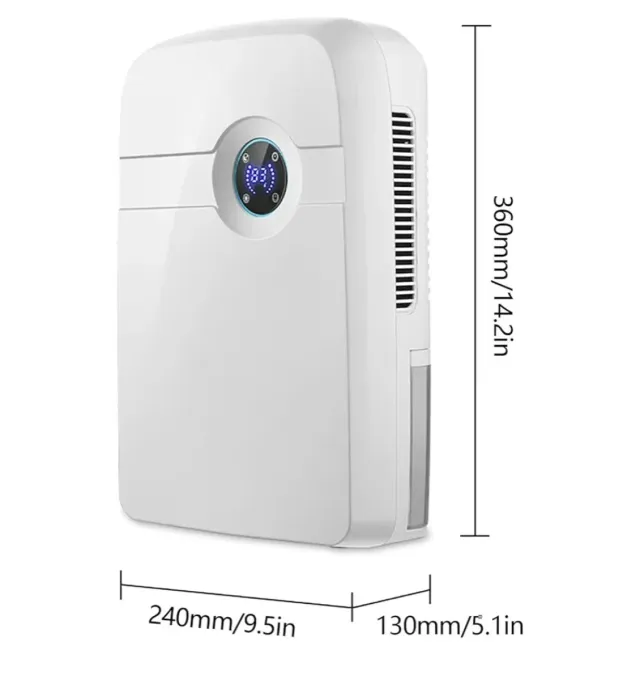 Deshumidificador Eléctrico Portátil 42W 2500ML