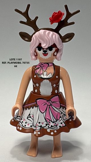 Lote 1197 Playmobil Ref 70735 Chica disfraz Ciervo